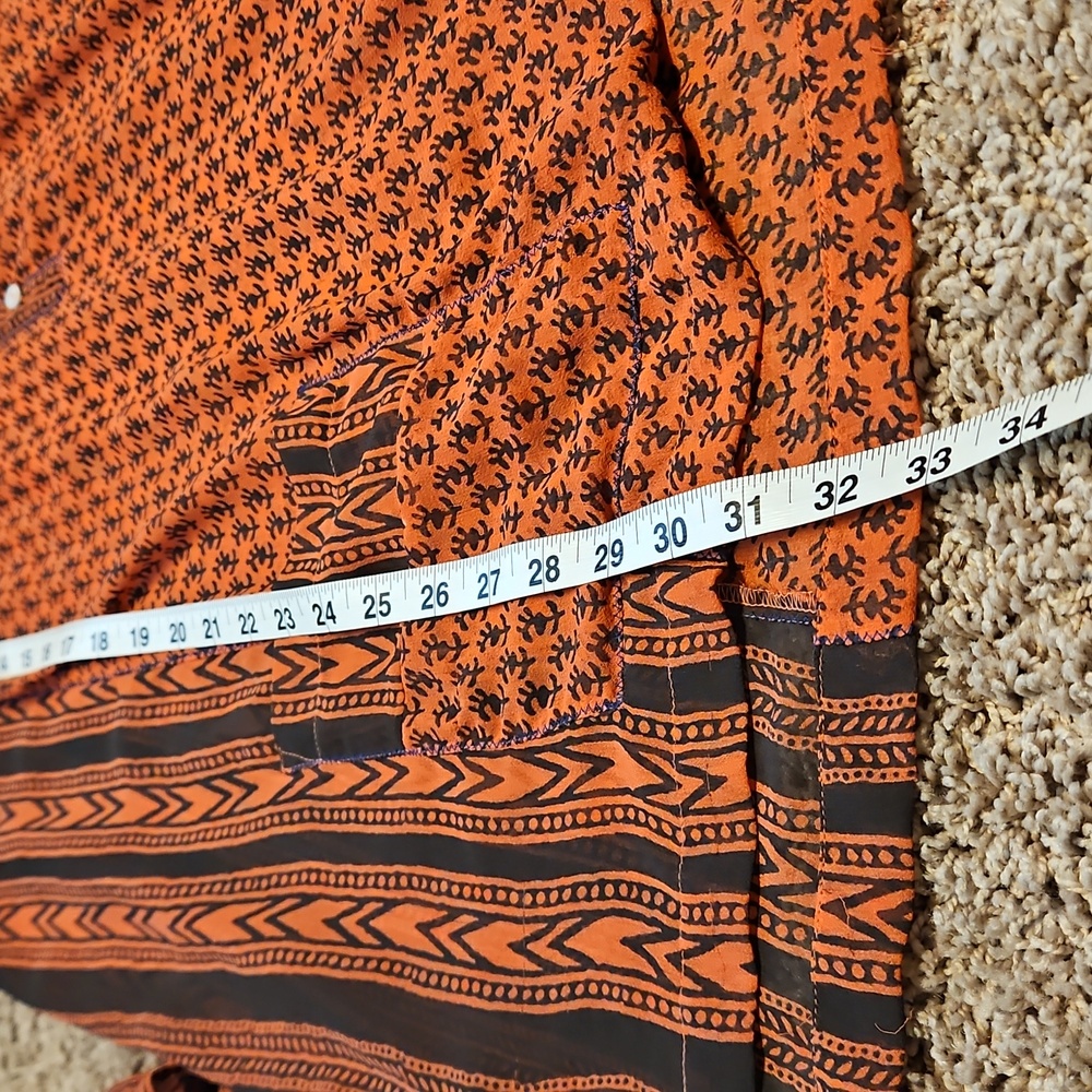 Free People Feather In The Wind Top In Blood Orange - Picture 9 of 9